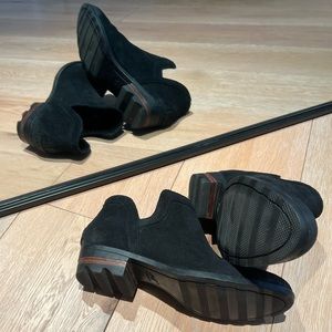 Black Suede Sorel Booties